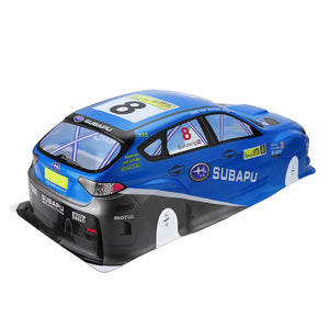 1/10 Scale Rc On-Road Drift Car Body Painted PVC Shell for Subaru Sti X Vehicle Parts 