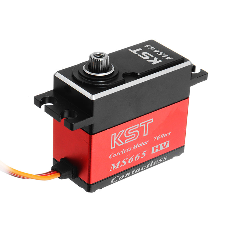 KST MS665 Metal Gear Digital Wing Coreless Servo for RC 500-700 Class Helicopter