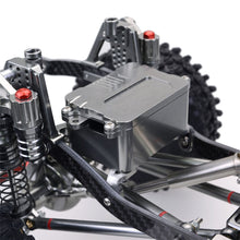 SCX10 1/10 4WD CNC All Metal Carbon Fiber RC Car Frame+540 Motor+60A Waterproof ESC+M1500 Servo Straight Bridge Version