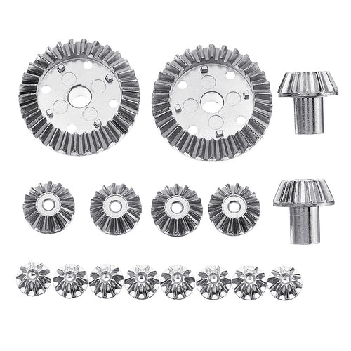 16PCS Upgrade Metal Gear for Wltoys 144001 12428-A 12428-B 12428-C /12423 Rc Car Parts