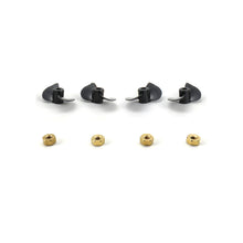 4PCS Propeller 2 Blade with Screw Nuts for Flytec V002 V005 Simulation Crocodile RC Boat Model Spare Parts
