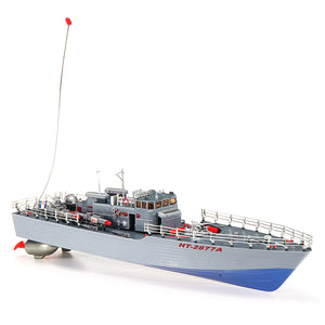 1/115 2.4G EHT-2877 Missile Destroyer RC Boat 4km/h With Two Motor And Light Vehicle Models