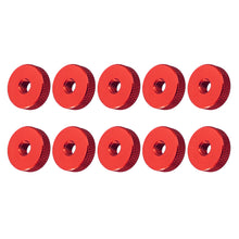 10Pcs M5 Manual Knurled Thumb Aluminum Alloy Screw Nut Spacer Flat Washer