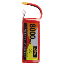 ZOP Power 7.4V 8000mAh 75C 2S Lipo Battery XT60 Plug for RC Airplane Car
