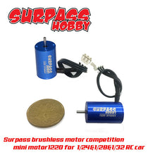 Surpass Hobby 1220 45T 7200KV 8A Brushless Motor For 1/24 1/28 1/32 RC Car Parts