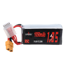 URUAV 14.8V 1050mAh 95C 4S Lipo Battery XT60 Plug for FPV RC Drone