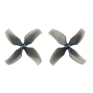 10 Pairs KINGKONG/LDARC 1545 40mm 4-blade Propeller 1.0mm Hub for TINY 7 7X Snapper7 Mobula7 TRASHCAN RC Drone