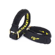 2 PCS Flywoo 10x100mm / 10x150mm High-Strength Kevalar Battery Strap w/ Golden Buckle for RC Drone