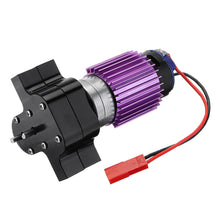 Upgraded Metal Transfer Gear Box with 370 Motor For WPL 1/16 4WD 6WD JJRC Q60 Q61 Black