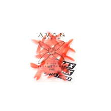 6 Pairs Emax AVAN Micro 2 Inch 4-blade RC Drone FPV Racing Propeller Red Blue for 11XX 4500-6500KV Motor