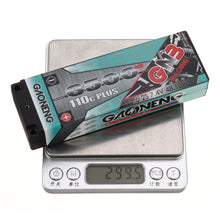 Gaoneng GNB 7.4V 6500mAh 110C 2S Lipo Battery T/5.0 Banana Plug for 1:10 RC Car