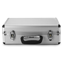 Silver Aluminum Transmitter Box Carrying Case 35cmx23cmx12cm