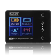 ToolkitRC M6 DC 150W 10A LCD 2-6S Lipo Battery Smart Balance Charger Discharger With Voltage Servo Checker Receiver Signal Tester Quick Charger Function