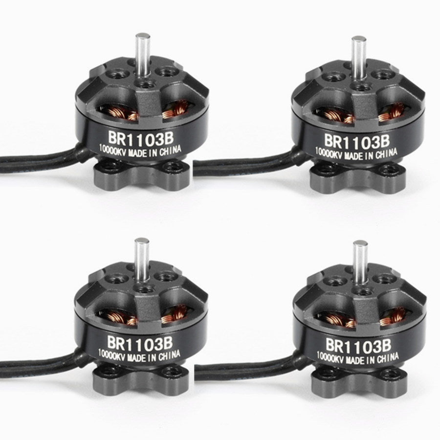 4X Racerstar Racing Edition 1103 BR1103B 10000KV 1-3S Brushless Motor Black For 50 80 100 RC Drone FPV Racing 