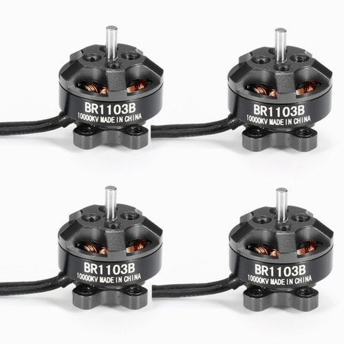 4X Racerstar Racing Edition 1103 BR1103B 10000KV 1-3S Brushless Motor Black For 50 80 100 RC Drone FPV Racing 