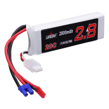 URUAV 7.4V 2800mAh 20C 2S Lipo Battery EC2 Plug JST Plug with Fire-Proo Bag for Hubsan H501S H501A H501M H501C