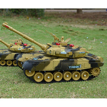 2.4G 10CH Electric Battle RC Tank for Russian T90 Support Multi-player Infrared Army Model