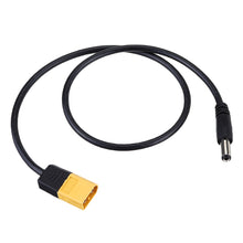 HJ XT60 Bullet Connector to Male DC5521 DC5525 Rubber Power Cable for T12 TS100 Electric Soldering Iron