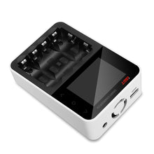 ISDT C4 8A Touch Screen Smart Battery Charger With USB Output For 18650 26650 AA AAA Battery