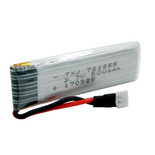 3.7V 500mAh 25C High Rate Discharge Polymer Lipo Battery With White Plug For Wltoys V966/V977/V930/Q282 BAYANGTOYS X20/H37 RC Drones