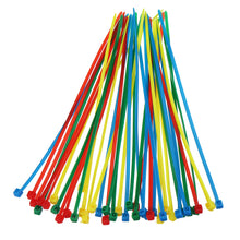 40Pcs RJXHOBBY 2.5x100/3x150/4x200mm Self-Locking Nylon Cable Ties Zip Tie