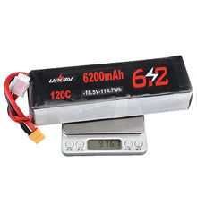 URUAV 18.5V 6200mAh 120C 5S Lipo Battery XT60 Plug for RC Car Airplane Drone