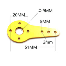 Aluminum Alloy/Glassfiber Reinforced Servo Rocker Servo Arm Single/Bidirectional For 50-100CC Gasoline Engine RC Airplane