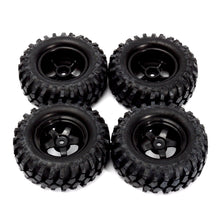 4PCS 1/10 12mm Off-road Vehicle Tyre Tires Rims Wheel Complete Remote Control Car Part