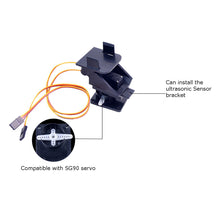 Pan Tilt 2 Axis Camera FPV Gimbal Mount Bracket W/2 Servos For SG90 Servo Ultrasonic Sensor RC Airplane Drone