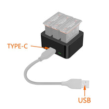 DJI OSMO Action Camera 3 Battery Ports Fast Smart Charger Type C USB Charging Module