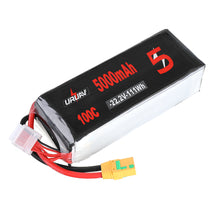 URUAV 22.2V 5000mAh 100C 6S Lipo Battery XT90 Plug with XT90 to XT60 Adapter Cable for RC Drone 