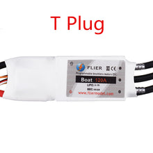Flier Model 120A Brushless ESC 7S Lipo Two-way Water-Cooled Speed Controller for RC Boat Marine