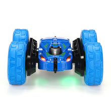 JJRC Q9 1/28 2.4G 4CH RC Car Double-Sided Flip Electric Stunt Drift Vehicles with LED Light Model 