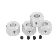 4Pcs RBR/C 12MM Metal Wheel Hex Connector For WPL JJRC MN RC Car Parts 12x12x8.9mm