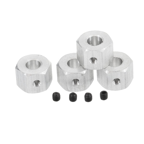4Pcs RBR/C 12MM Metal Wheel Hex Connector For WPL JJRC MN RC Car Parts 12x12x8.9mm