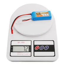 2 PCS ZOP Power 7.4V 1300mah 25C 2S Lipo Battery JST Plug