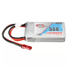 4Pcs Gaoneng GNB 7.4V 550mAh 2S 80/160C Lipo Battery JST Plug For Aurora 90 100 FPV RC Drone