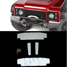 Stainless Steel Rear Diamond Side Plate For Traxxas TRX4 Body TRX4ZSP6 RC Car Parts