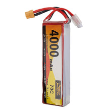 ZOP Power 14.8V 4000mAh 70C 4S Lipo Battery XT60 Plug for RC Racing Drone