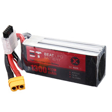 BT 14.8V 1300mAh 95C 4S Lipo Battery XT60 Plug for FPV RC Drone