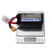 Tiger Power 22.2V 1300mAh 100C 6S Lipo Battery XT60 Plug for TurboBee 120RS FPV RC Drone