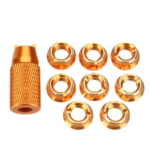8 PCS Radio Transmitter Switch Fixed Nut & Installation Spanner for JR Futaba T8FG T14SG T18SZ T16SZ