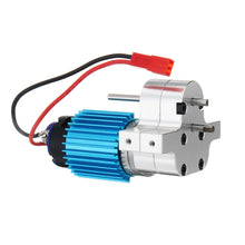 1PC Metal Transfer Gear Box W/ 370 Motor for WPL B-16 B-24 B-36 C24 JJRC Q60 Q61 4WD 6WD RC Car 