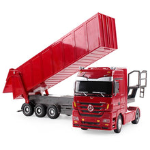 RUICHUANG QY1101C 1/32 2.4G 6CH Rc Car Dump Truck Electric Mercedes RTR Model