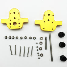 URUAV Metal Transfer Gear Box + 370 Motor Set for WPL B16 B24 B36 C24 JJRC Q65 1/16 Rc Car 