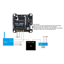 HGLRC DVR NANO Mini Video Recorder Support Record Playback SD Card For FPV Camera Monitor