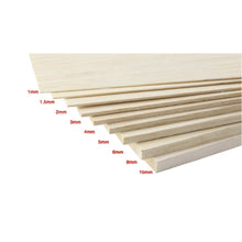 AEORC AAA+ Balsa Wood Sheet Ply 500mm Length 100mm Width 1.5/2/3mm Thickness For RC Airplane