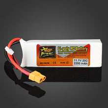 ZOP Power 11.1V 2200MAH 3S 20C Lipo Battery XT60 Plug