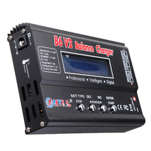 HTRC B6 V2 80W 6A DC Digital Battery Balance Charger Discharger Black for 1-6S LiPo Battery