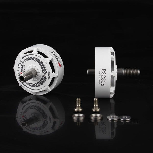 2 PC Emax RS2306 Motor Rotor for White Black Edition Spec Racing Motor CW Screw Thread with Screws